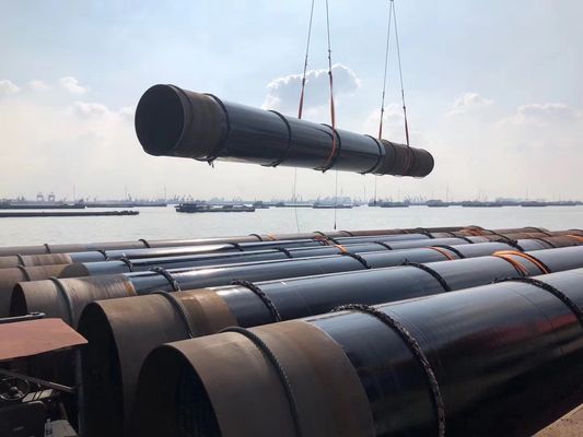 Kalite  Custom LSAW Steel Pipe / Welded Carbon Steel Pipe For Underground Bunker Fabrika
