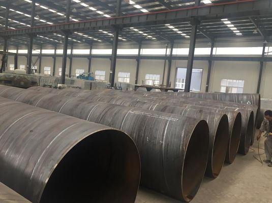 Büyük Çaplı SSAW Çelik Boru API Spiral Kaynaklı Karbon Çelik Boru