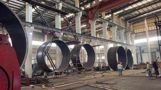 Kazık Projesi İçin Özelleştirilmiş Spiral LSAW Çelik Boru Uzunluğu