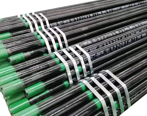 API 5CT J55 Petrol tüpleri ipliği ve bağlantılı tüpler inşaat inşaat boru hattı