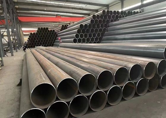 ERW Karbon Çelik Boru Siyah / Galvanize / Laçlı Yüzey Bitirme