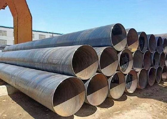 API 5L ASTM A252 SSAW Çelik boru hattı 219 mm'den 4000 mm'ye kadar çaplı iskelet için