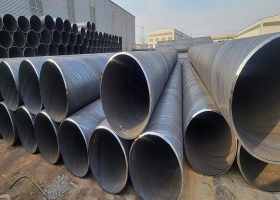 Büyük çaplı karbon çelik borular 219mm-4000mm API 5L ASTM A252 Standart 4mm-25.4mm