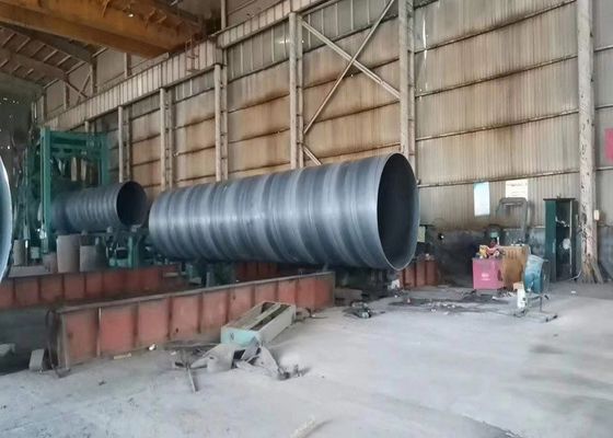 Büyük çaplı karbon çelik borular 219mm-4000mm API 5L ASTM A252 Standart 4mm-25.4mm