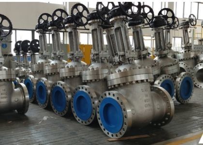 Düşük sıcaklıklı çelik valfler 150lb-1500lb Tek/Çifte Wedge El ile çalıştırılır