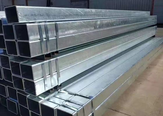 Galvanizli Çelik Çürük Bölümler ASTM JIS GB Standartı 1-12m Uzunluk 5-400mm İç çapı Çürük profiller