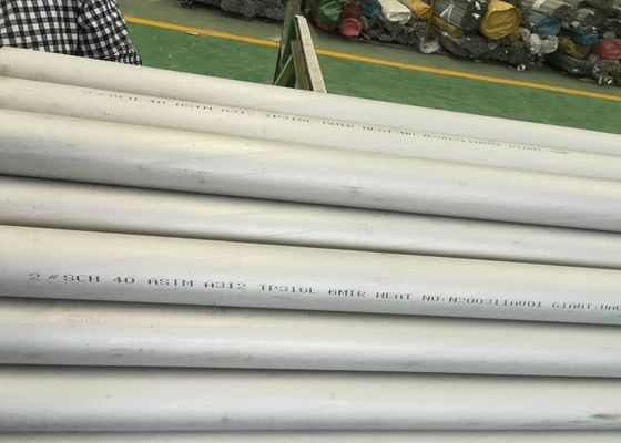2B Yüzey Bitirme Paslanmaz Çelik Boru Tüpleri 1/4 Inch 48 Inch Soğuk / Sıcak Dolaştırılmış