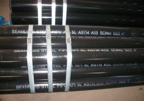 Siyah boya ile ASTM A53 B sınıfı ERW çelik boru