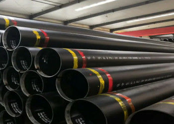 ASTM A53 Siyah Boyalı Uzunlukta Kaynaklı Çubuklu Çelik boru 21.3mm-660mm OD