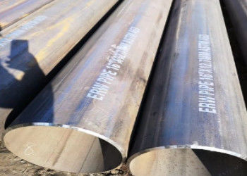 5.8m-12m Uzunluk Siyah Boyalı ERW Petrol ve Gaz Endüstrisi Boru hattı için Çelik boru