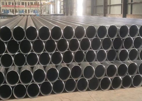 Yuvarlak kare dikdörtgen elektrikli gaz kaynaklı çelik boru duvarı 0.5-60 mm yüzey çıplak veya boyalı