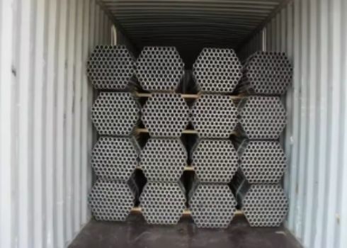 DIN EN 10210 Standart Galvanizli Çelik Yapı borusu /- 0.2% Kalınlık Toleransı