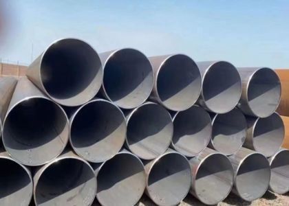 API 5L sertifikalı aşınmaya dayanıklı LSAW çelik boru kömür katranı epoksi ile