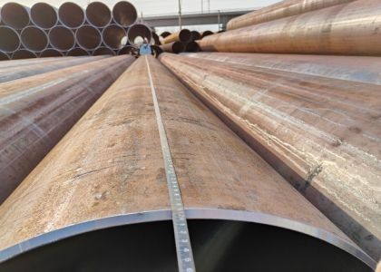 API 5L GRB çelik sınıfı LSAW borusu 355.6 - 2320mm OD 200-220g/m2 Çinko kaplama