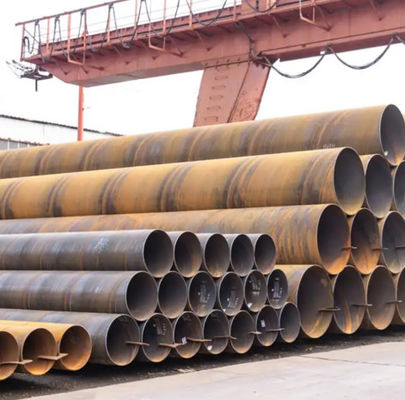 Yapı projeleri için 10 20 45 SSAW çelik boru sınıfı 5mm-25.4mm Duvar