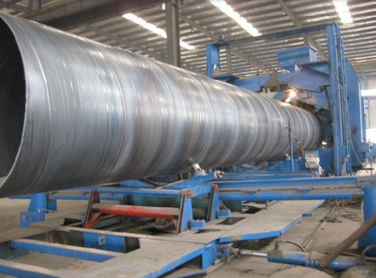 5mm-25.4mm Mill Test Sertifikası SSAW Ağır Makine Aletleri İçin Çelik Boru