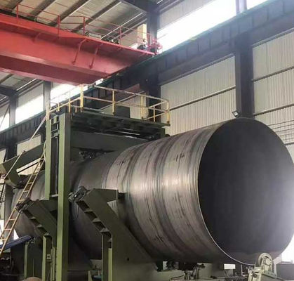 5mm-25.4mm Mill Test Sertifikası SSAW Ağır Makine Aletleri İçin Çelik Boru