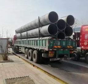 SSAW Kaynaklı Çelik Boru 5mm-25.4mm Duvar İnşaat için