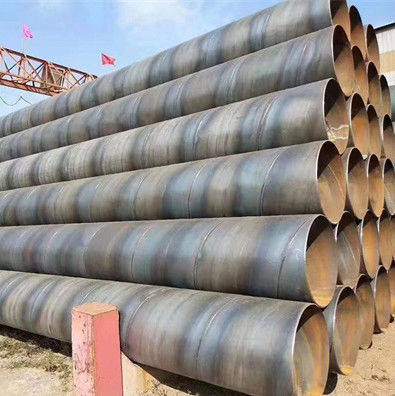 Kalın duvarlı SSAW Çelik boru dış çapı 219mm-3620mm Kalınlık aralığı 0.068in-52in 10 20 45