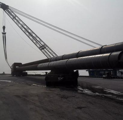 Ödünçlendirilmiş Uzunluk SSAW Petrol ve Gaz iletim için kaynaklı çelik boru