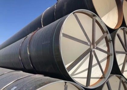 Q235 SSAW Petrol İnşaat Projeleri için 3PE kaplı çelik boru