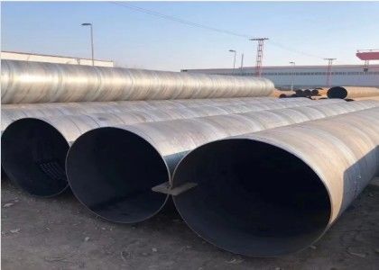 Kalite Soğuk lastikli çelik SSAW Çelik boru Q235 Q345 Ss400 Güçlü sertlik
