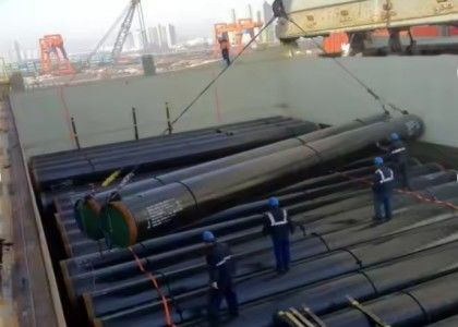 API 5L X42 - X70 PSL1 PSL2 Ssaw Spiral Karbon Çelik Boru İletişim Borusu