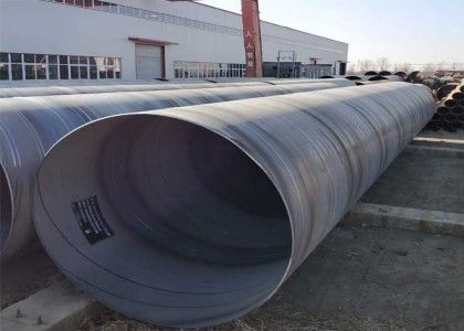 5mm-25.4mm Karbon Çelik SSAW boru yüzeyi yağlanmış siyah boya veya 3PE kaplama