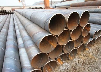 Düşük basınçlı sıvı dağıtım için 5mm-25.4mm duvar yağlı SSAW çelik borular