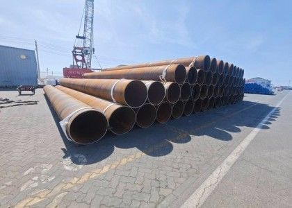 Q235 Q195 A sınıfı B 2235mm SSAW çelik borular 5mm-25.4mm duvarlı