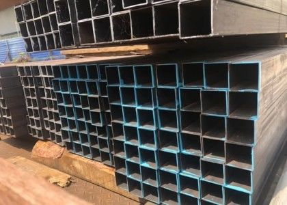 Galvanizli kare boru 25x25x1.2 mm 40x40 mm 50x50x2.5 mm Çürük bölüm boru