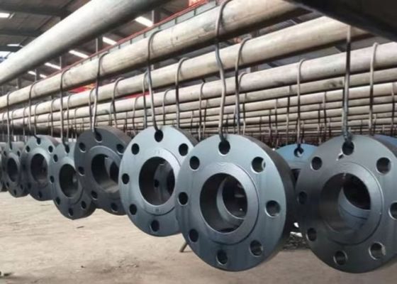 GOST standardı ve ipli bağlantısı olan 1/2-48 ′′ çelik flanslar