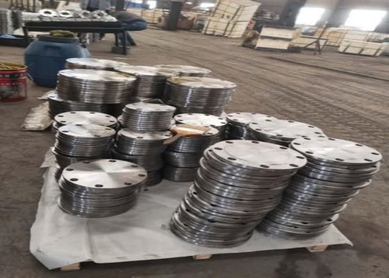 Kaydırılabilir Çelik Kör Flanş Flanş Bağlantısı Gereksinimleri için Siyah Boya Yüzeyi