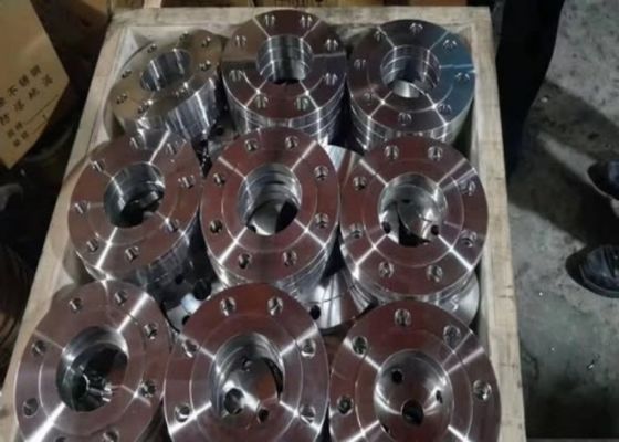 Çeşitli Boyutlarda Sıcak Galvanizli Çelik Flanşlar
