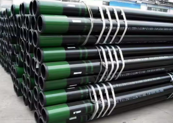API5CT N80 L80 P110 Temel boru malzemesi Özel NDT HT için FBE kaplı çelik kabuk boru