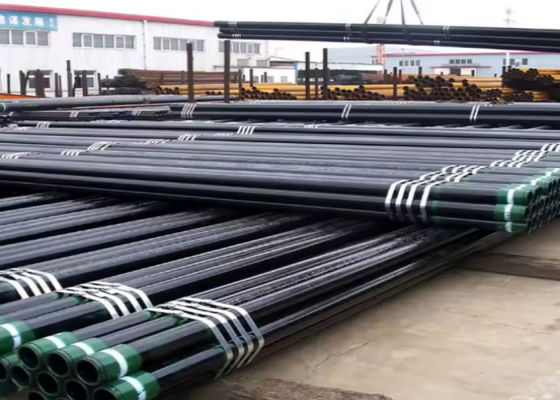 API5CT N80 L80 P110 Temel boru malzemesi Özel NDT HT için FBE kaplı çelik kabuk boru