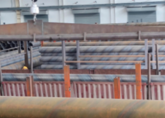 Petrol Gaz Su Yapısal Uygulamaları için SSAW Çelik Boru