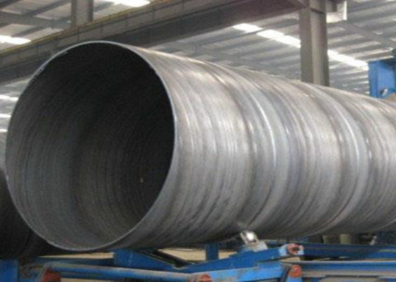 JIS Standard SSAW Çelik Boru 5mm-25.4mm Duvar Kalınlığı Yağ ve İnşaat İçin
