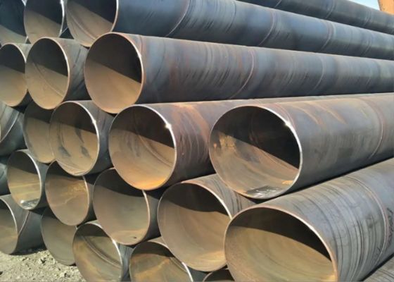 SSAW Köprü İnşaatı için Çelik Boru 5mm-25.4mm Duvar Kalınlığı