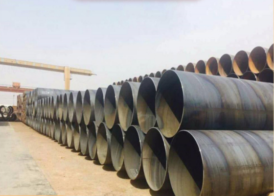 API 5L SSAW Çelik boru 6M 12M İnşaat ve Petrol Gazı Teslimi için