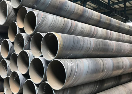 İnşaat ve Petrol Teslimi için 6M 12M Karbon SSAW Çelik Borular