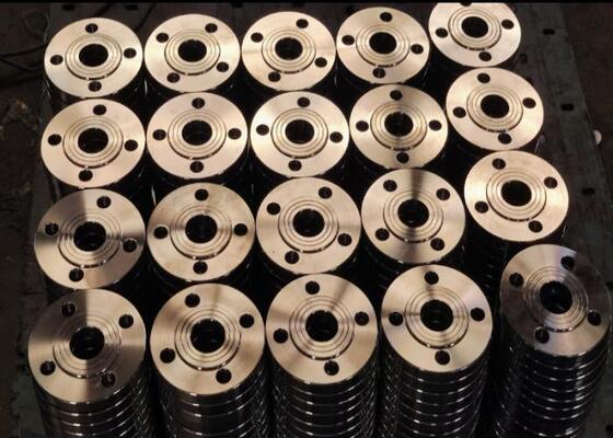 Çelik Flanges ve Flanges Halkaları, Endüstriyel Uygulamalar için ANSI Standartı'na göre korozyona dayanıklı 1/2-48 ′′ Boyutlu