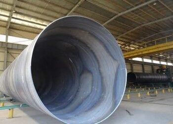 SSAW Çelik boru 5 mm ve 25.4 mm duvar kalınlığı Endüstriyel inşaat ve sıvı taşıma için idealdir