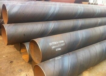 GB Standart SSAW Çelik Boru 5 mm'den 25.4 mm'ye kadar duvar kalınlığı ve 219.1 mm'den 2540 mm'ye kadar dış çaplı inşaat ve imalat için